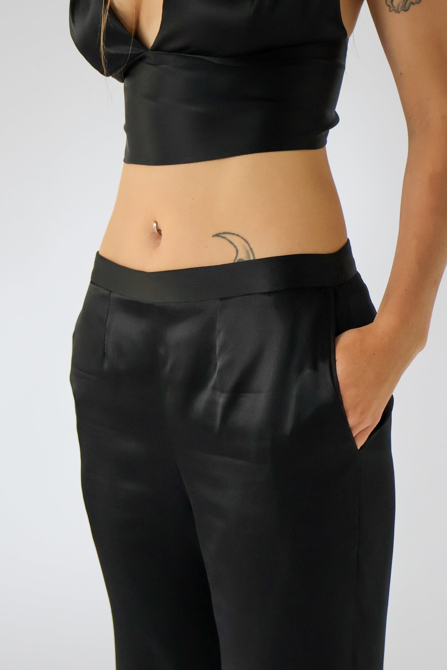 Katharine Silk Satin Pants