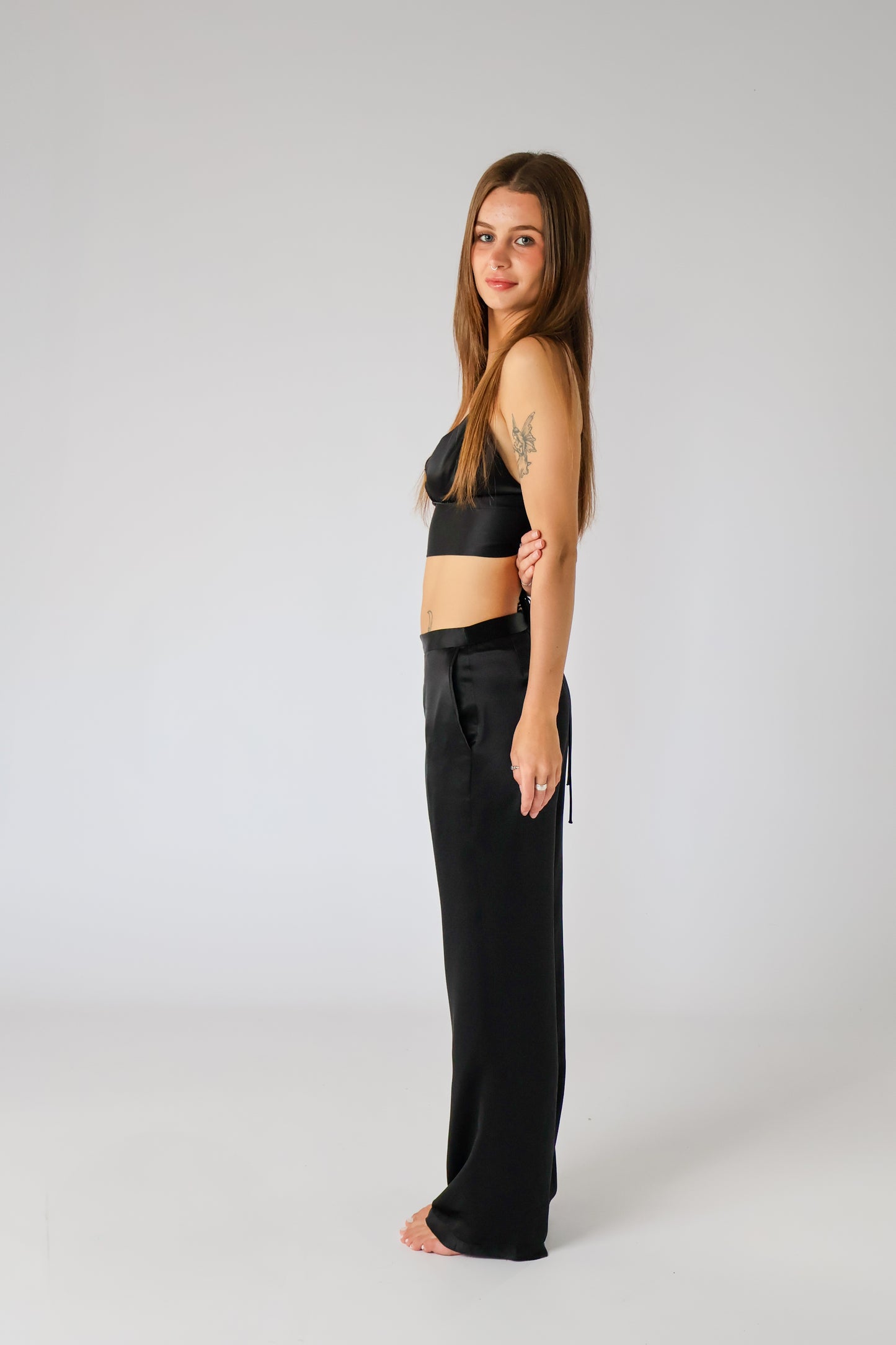 Katharine Silk Satin Pants
