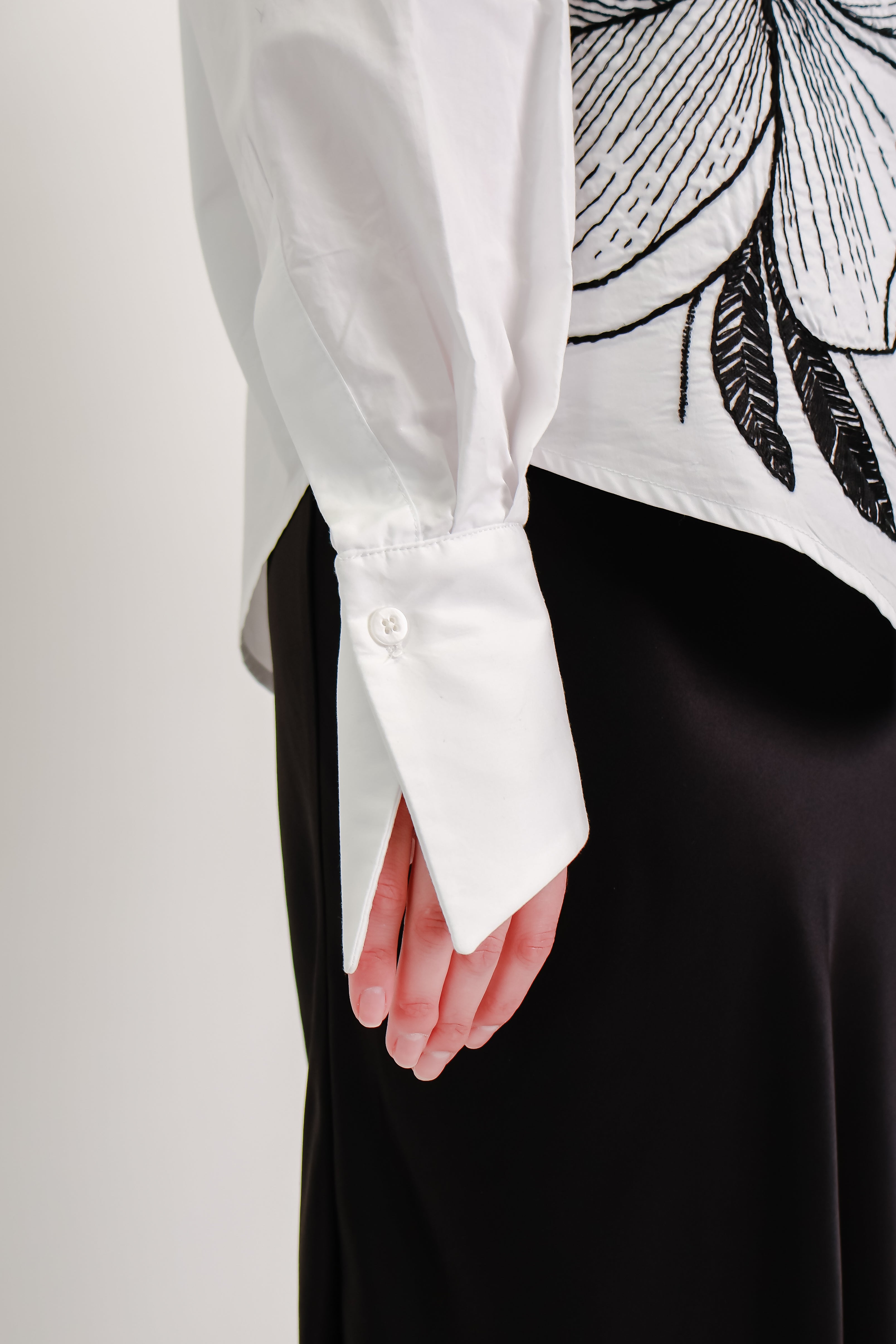 Hand Embroidered Cotton Shirt