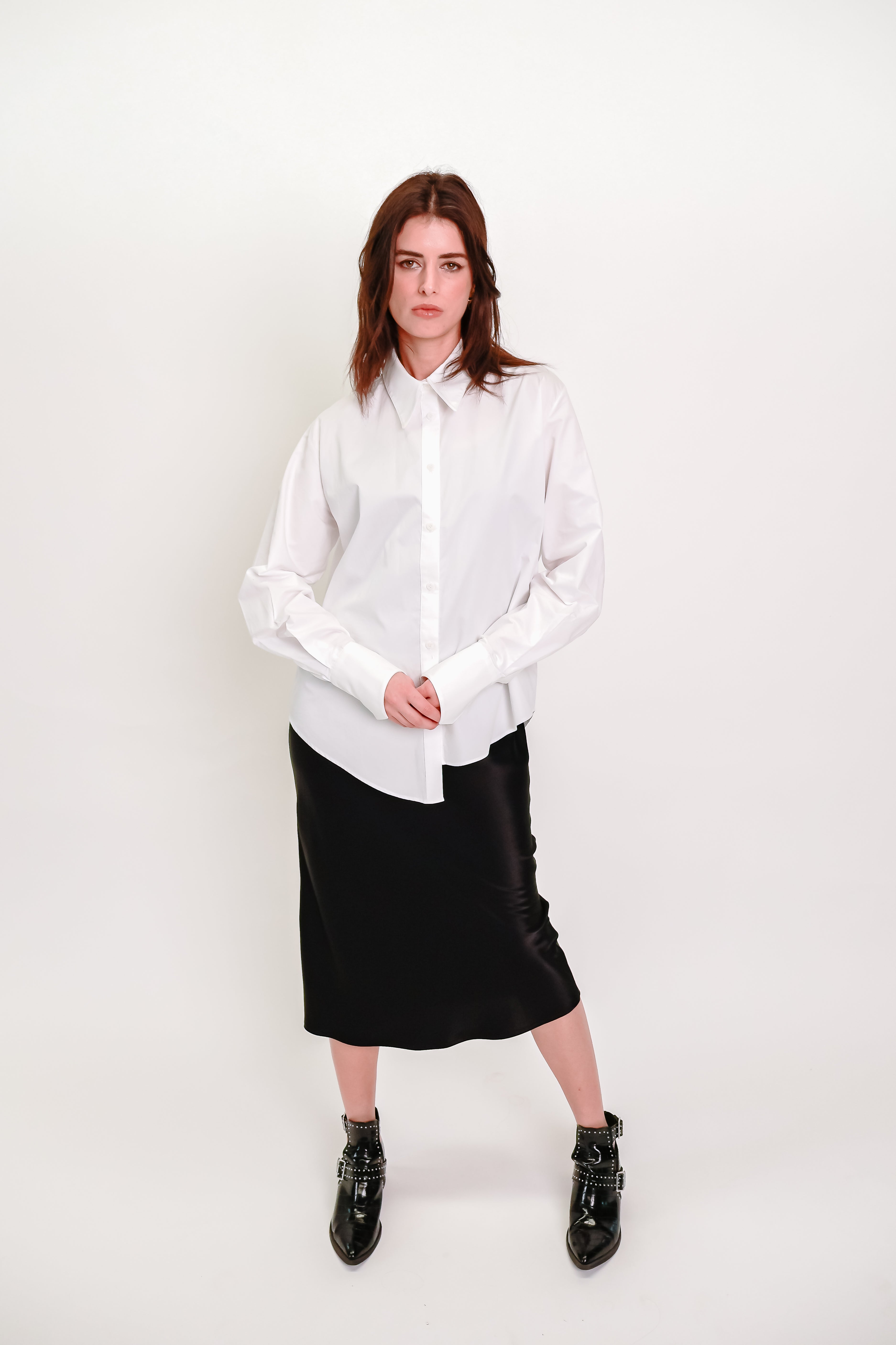 Oversized White Cotton Shirt
