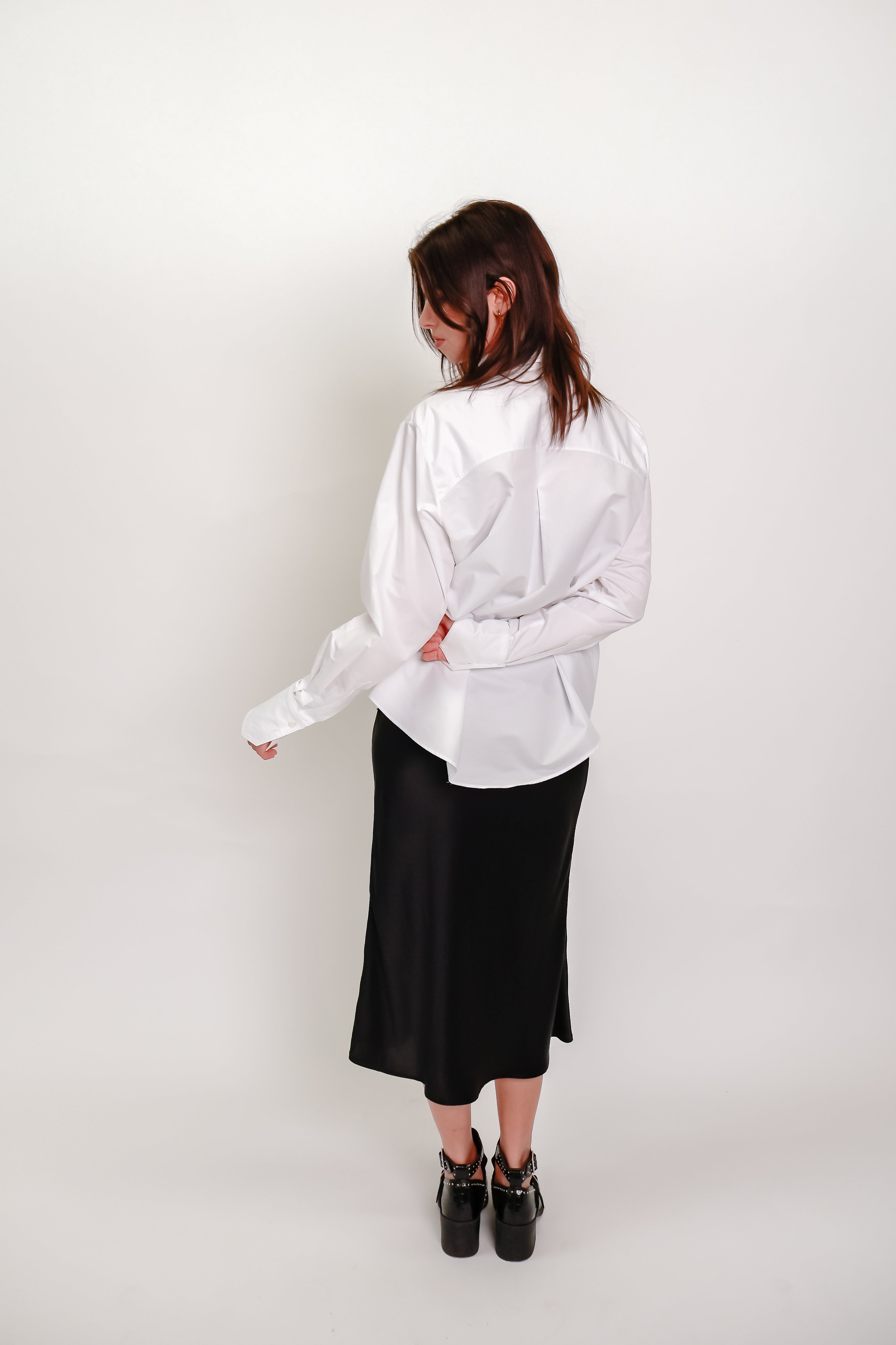 Oversized White Cotton Shirt