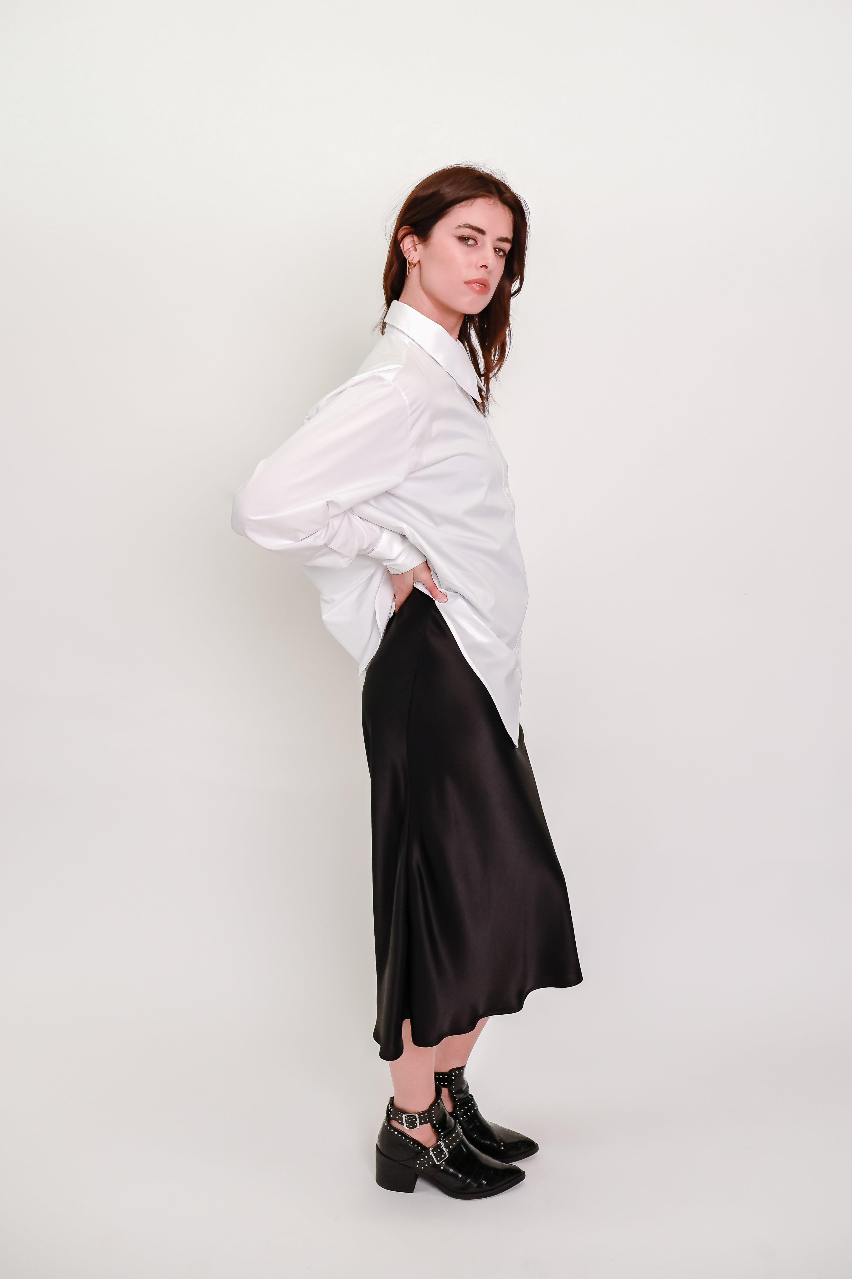 Oversized White Cotton Shirt