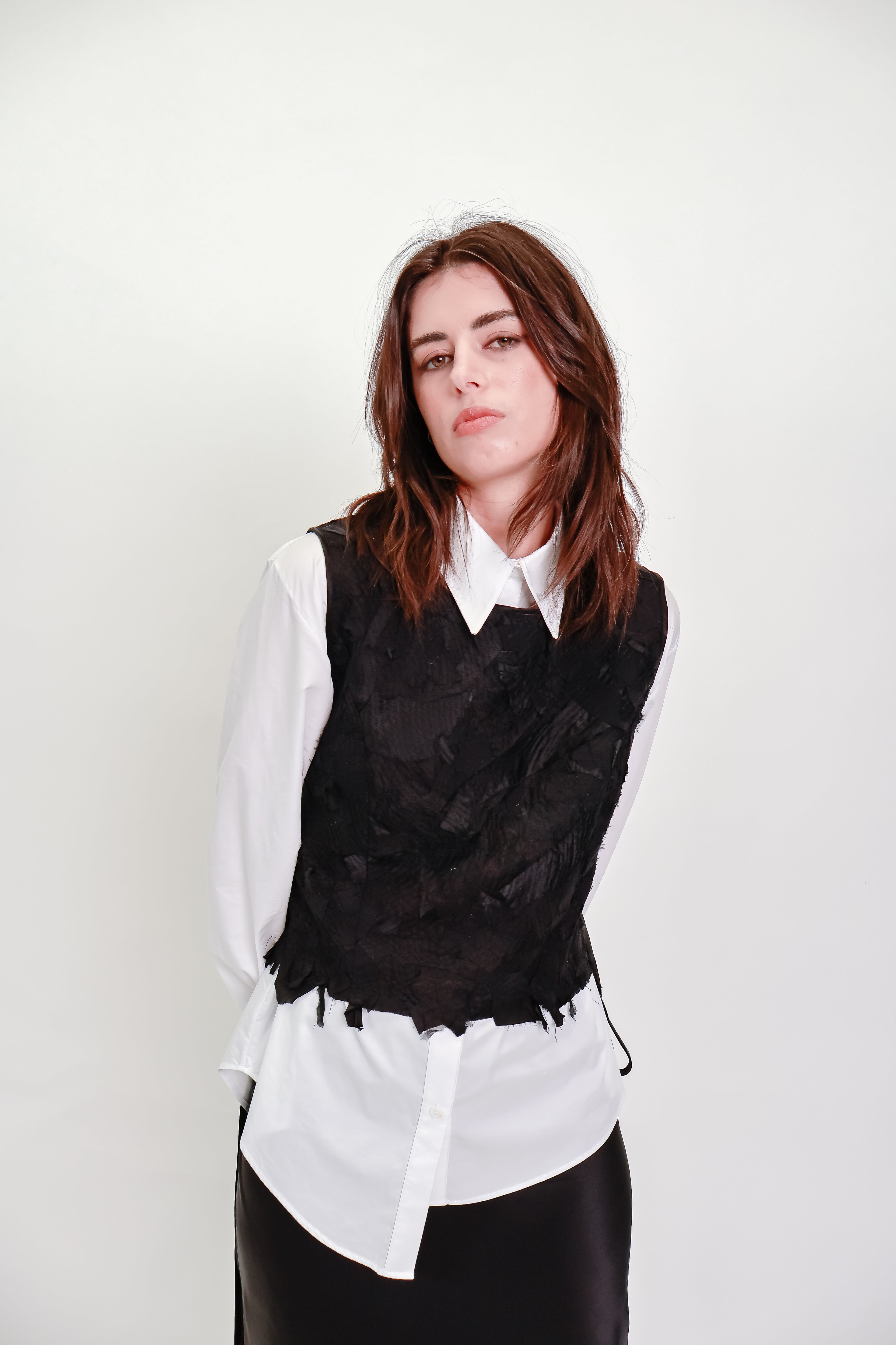 Upcycled Silk Vest