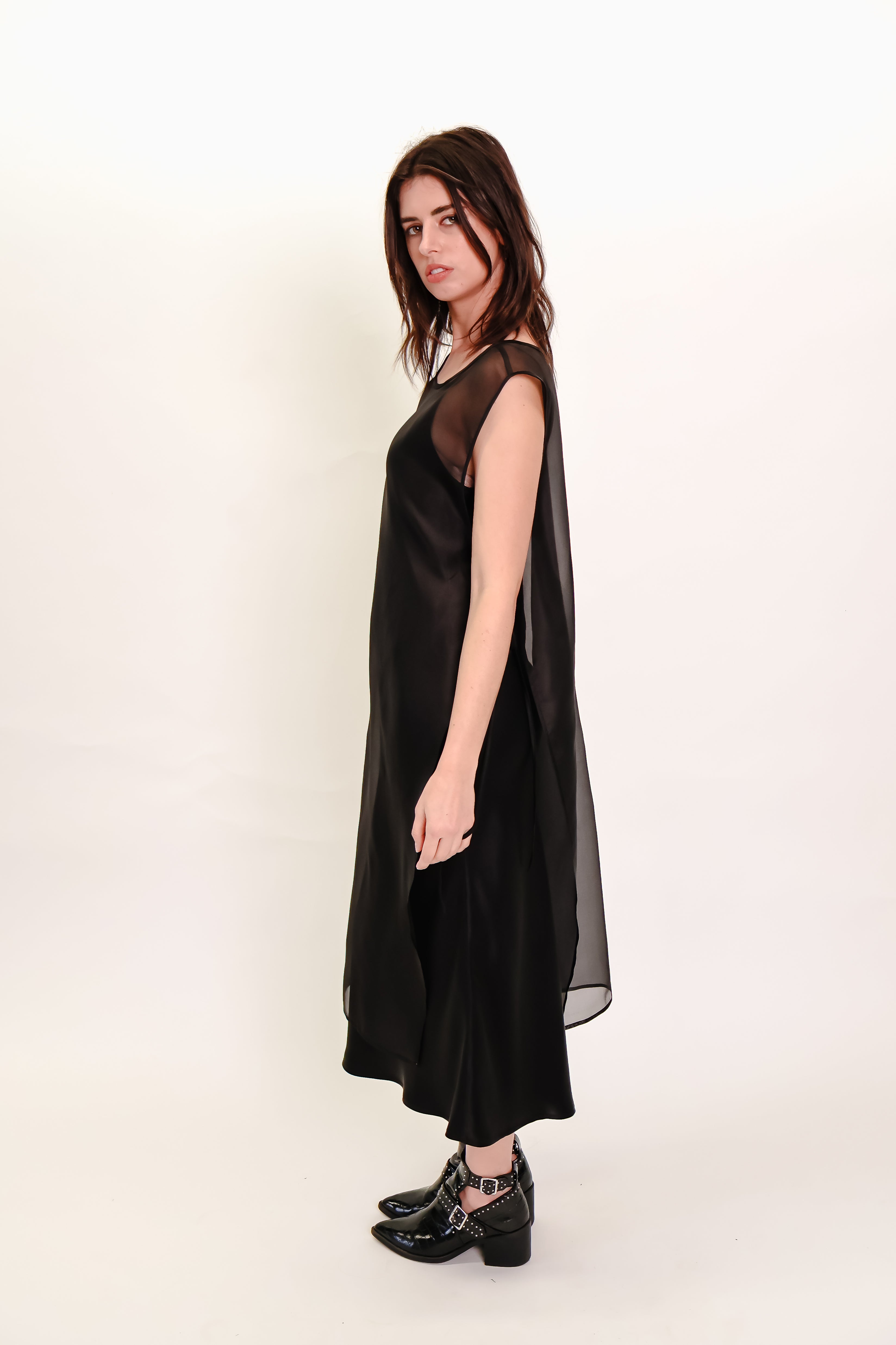 Silk Organza Overlay dress