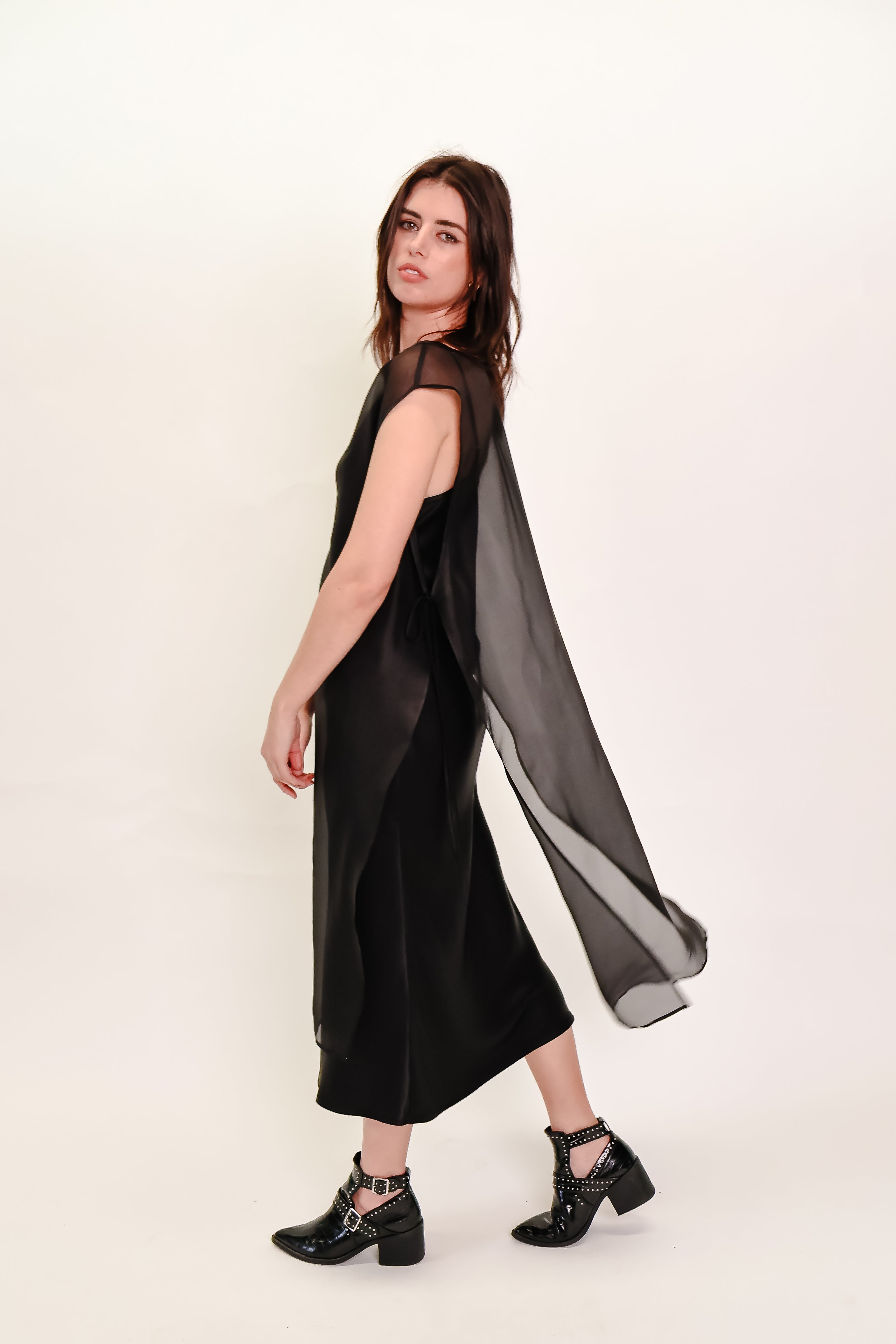 Silk Organza Overlay dress