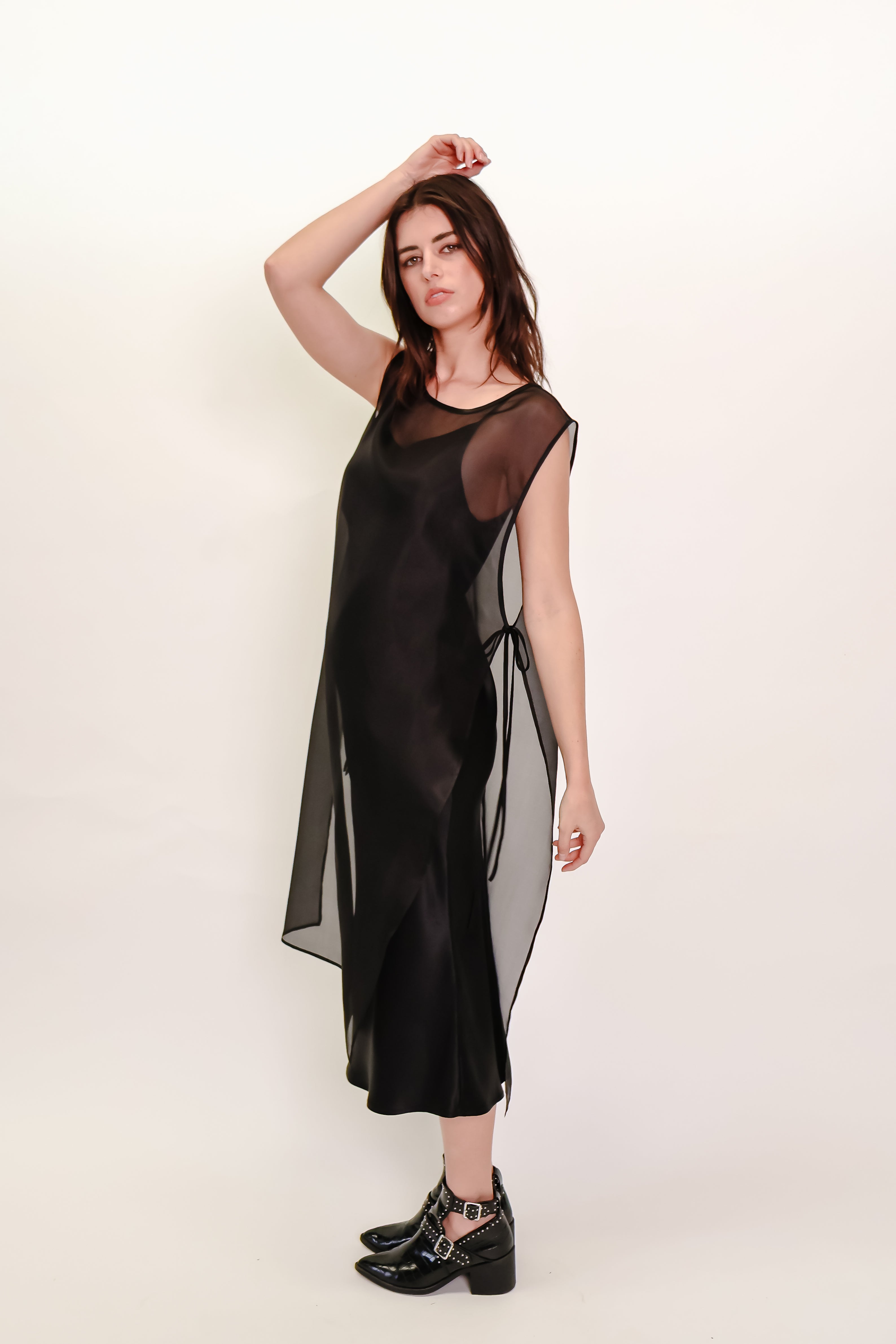 Silk Organza Overlay dress