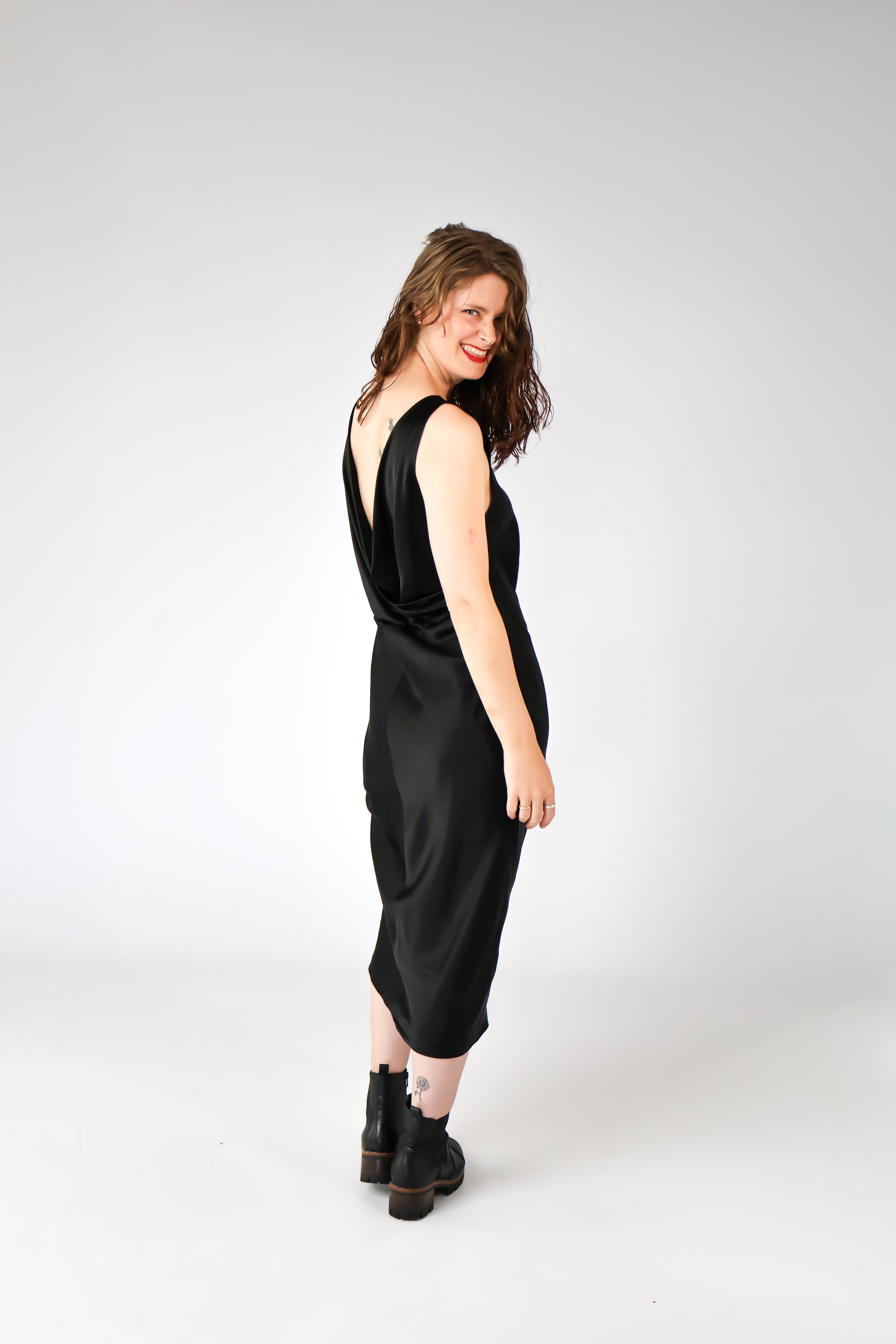 Marion Silk Midi Dress