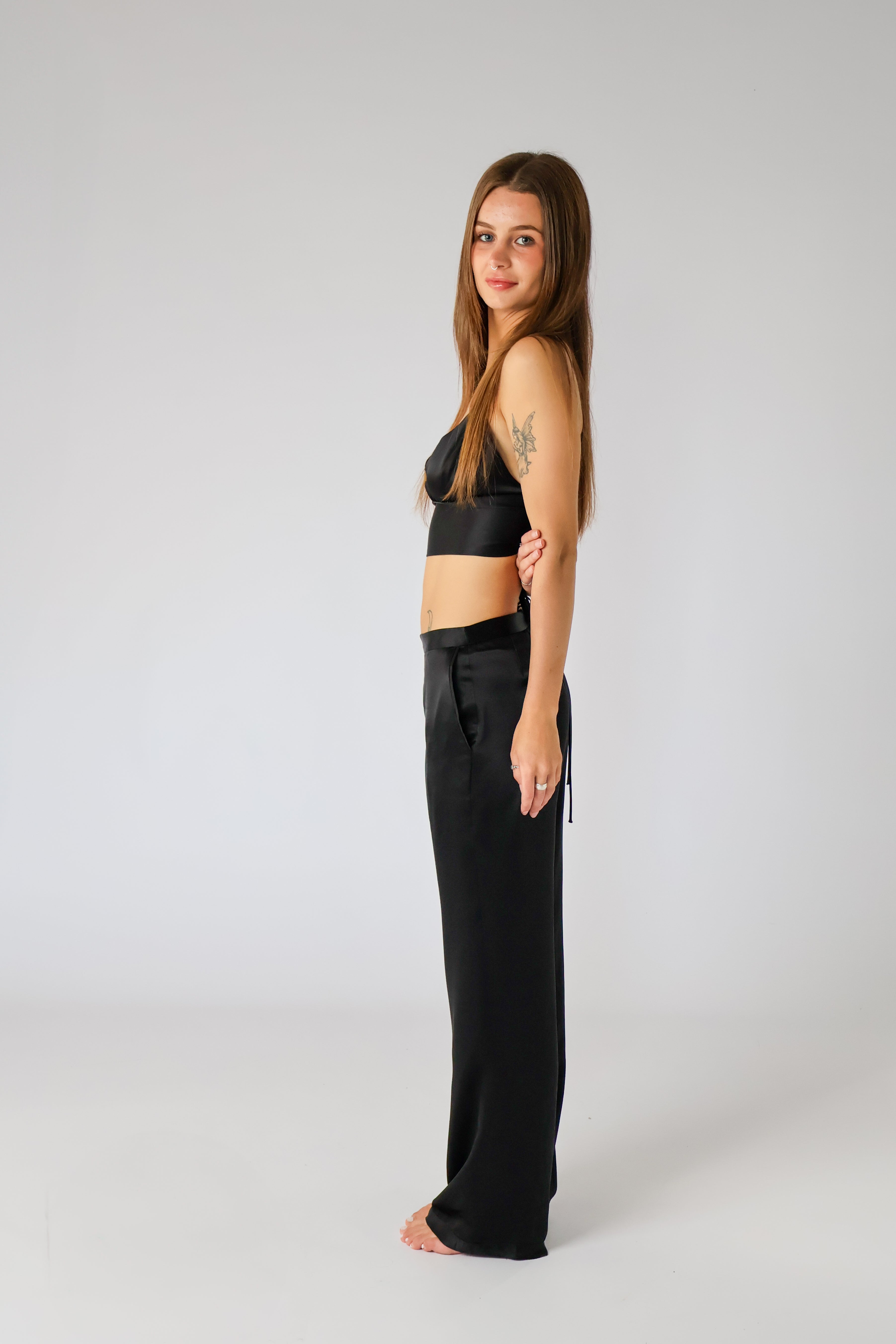 Katharine Silk Satin Pants