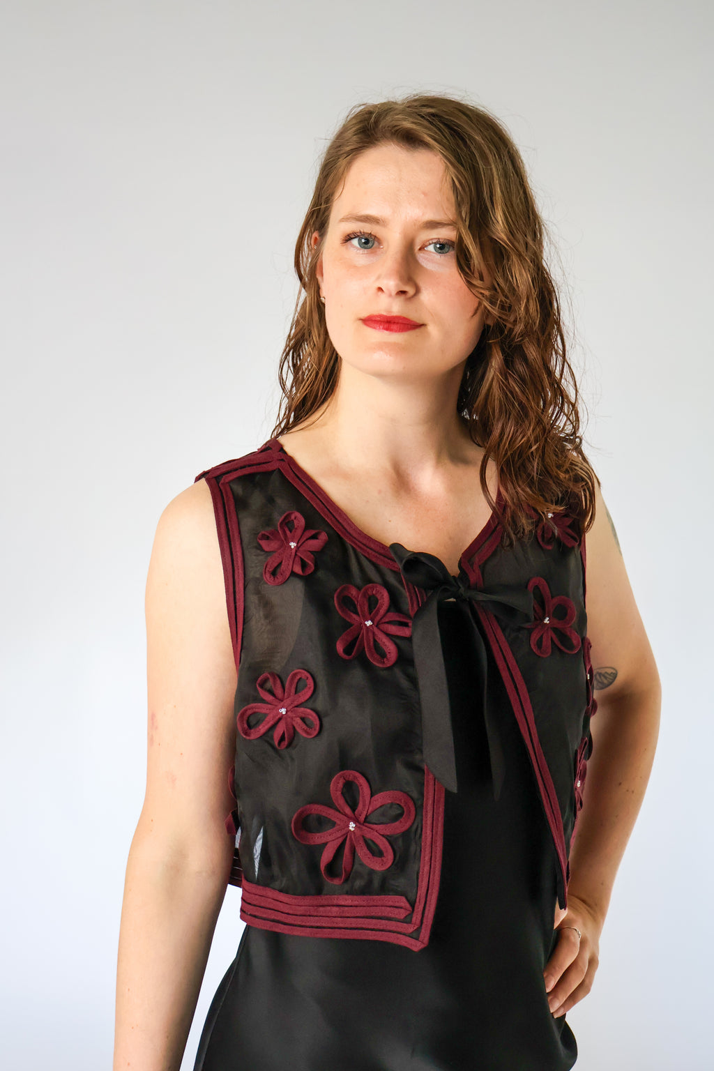 Daisy Cropped Vest