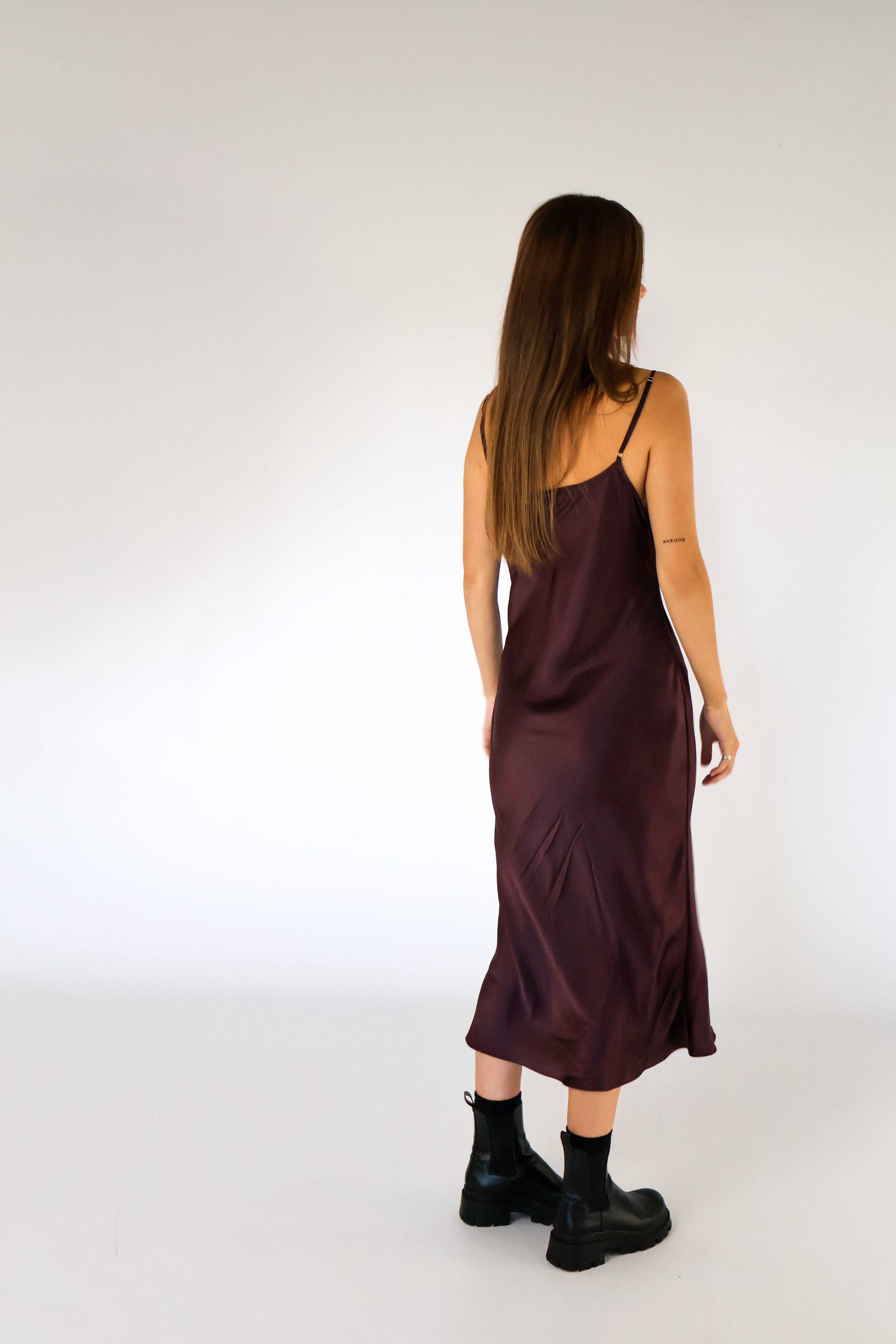 Silk Slip - Plum