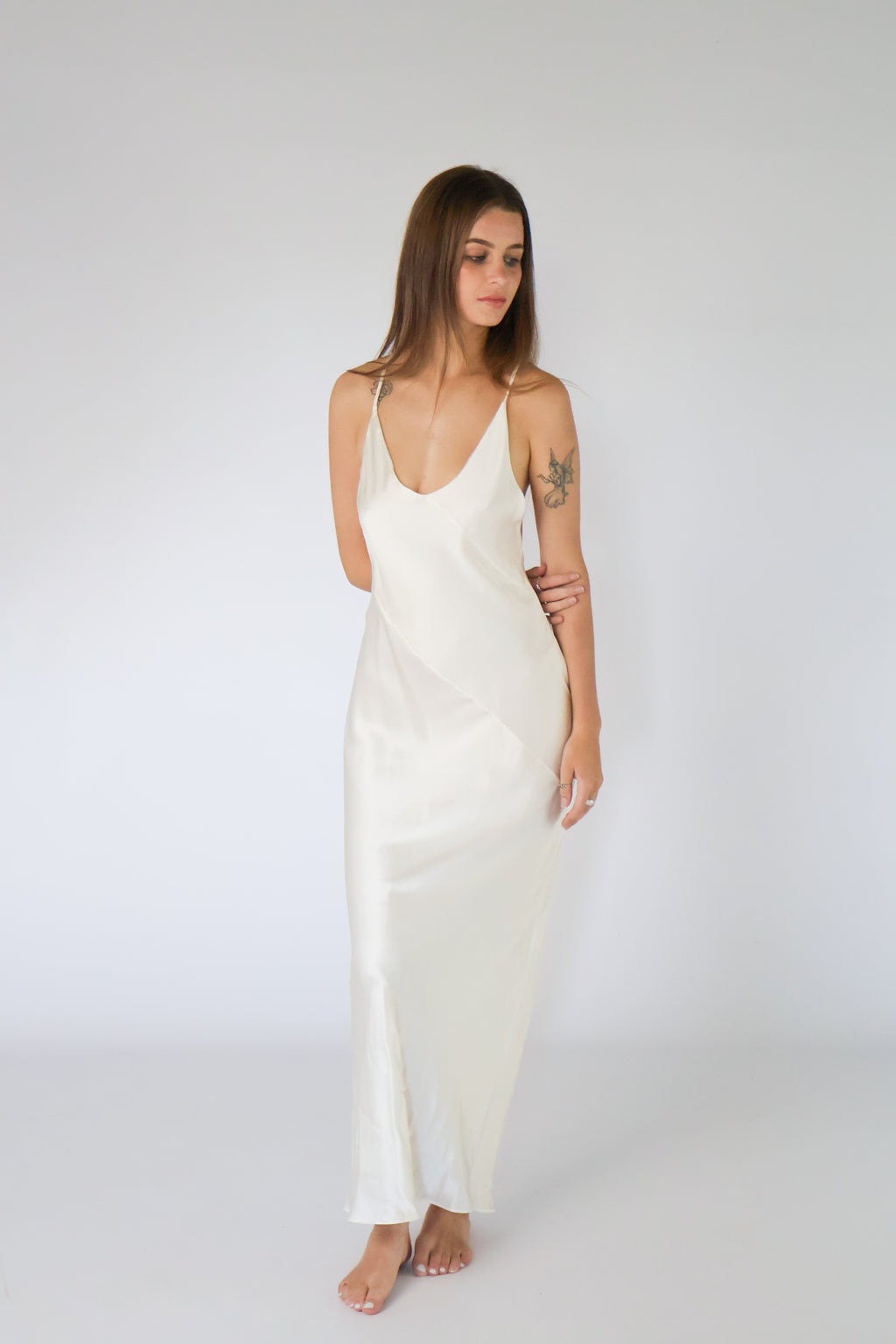 Harlow Silk Bias Dress