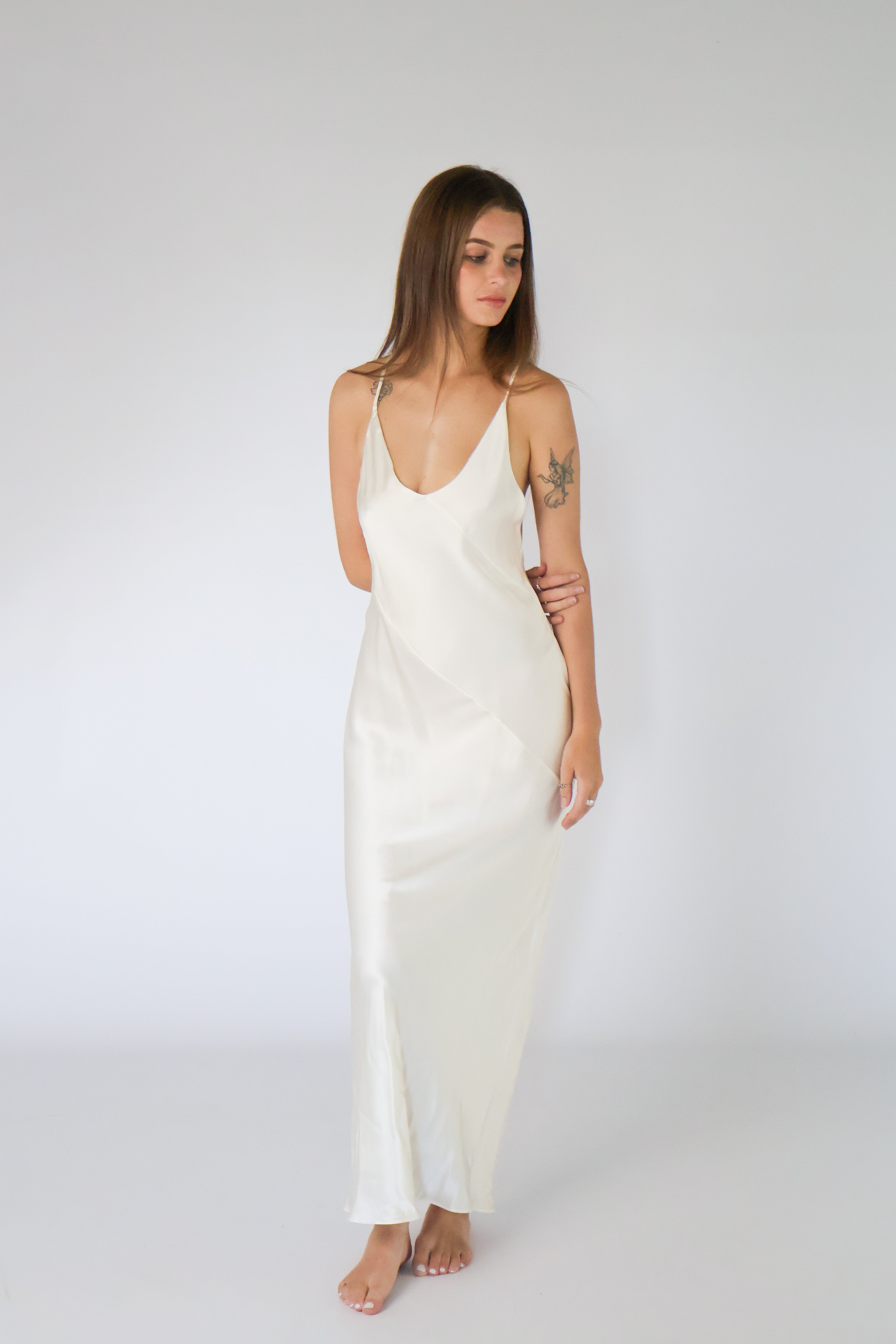 Harlow Silk Bias Dress