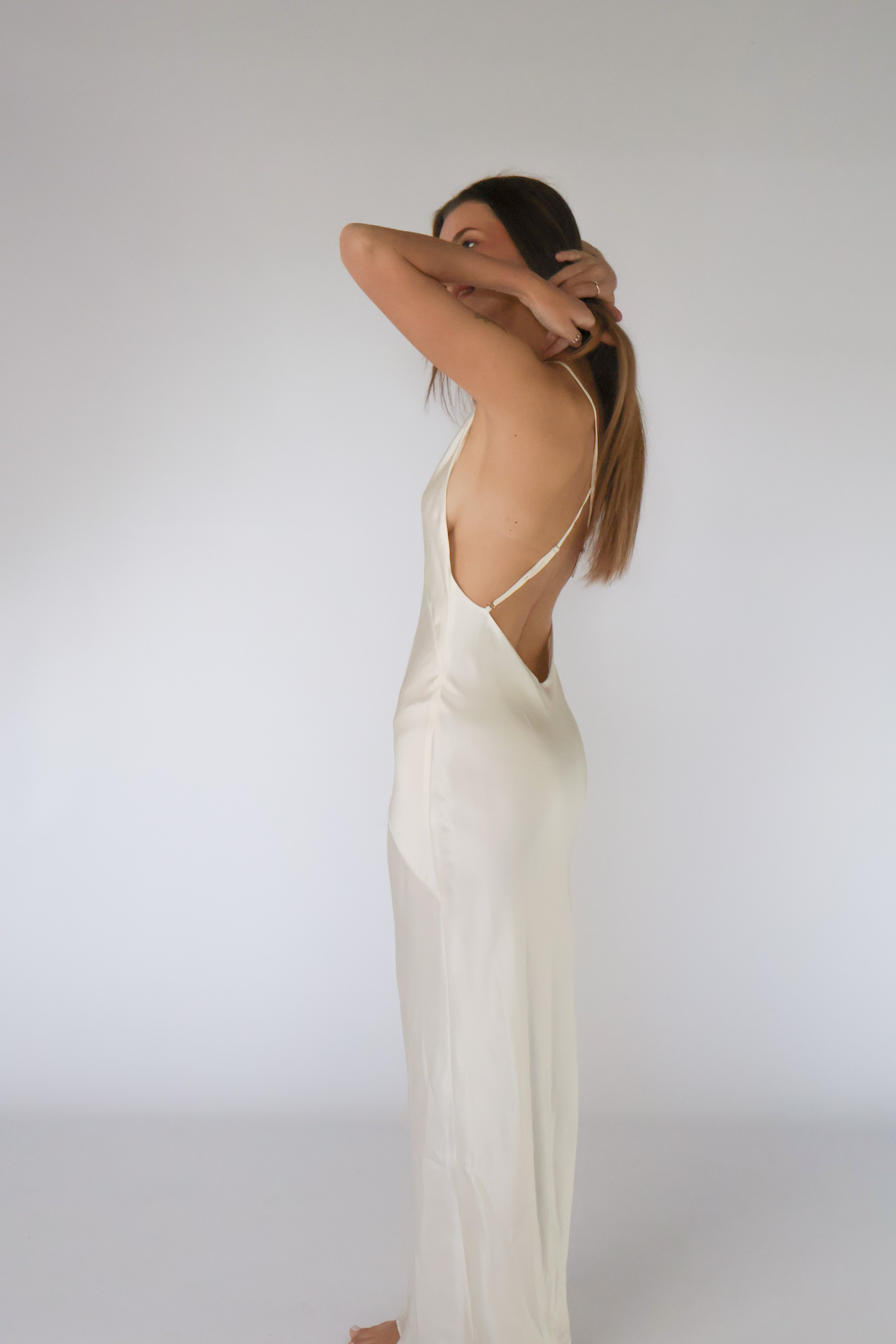 Harlow Silk Bias Dress