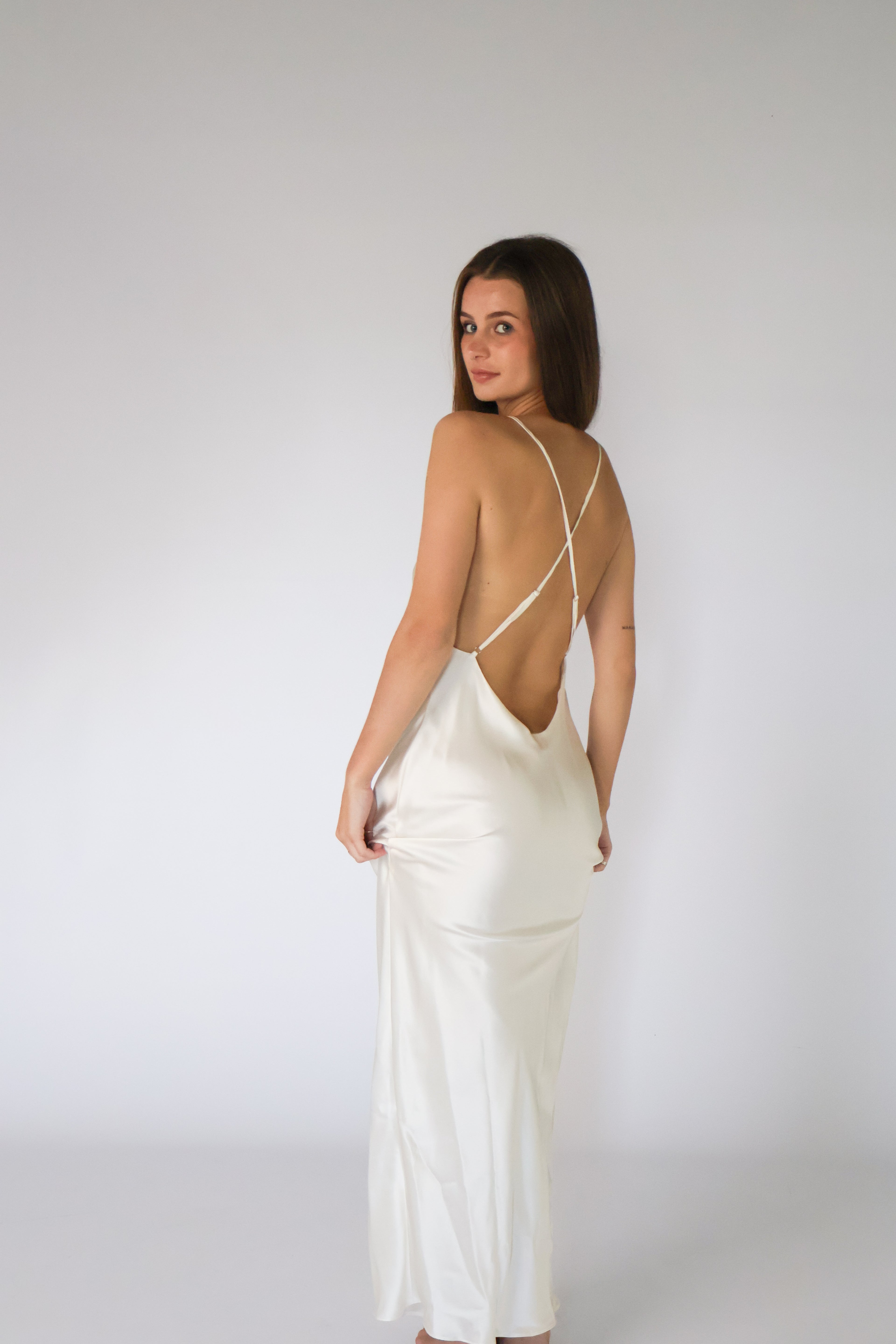 Harlow Silk Bias Dress