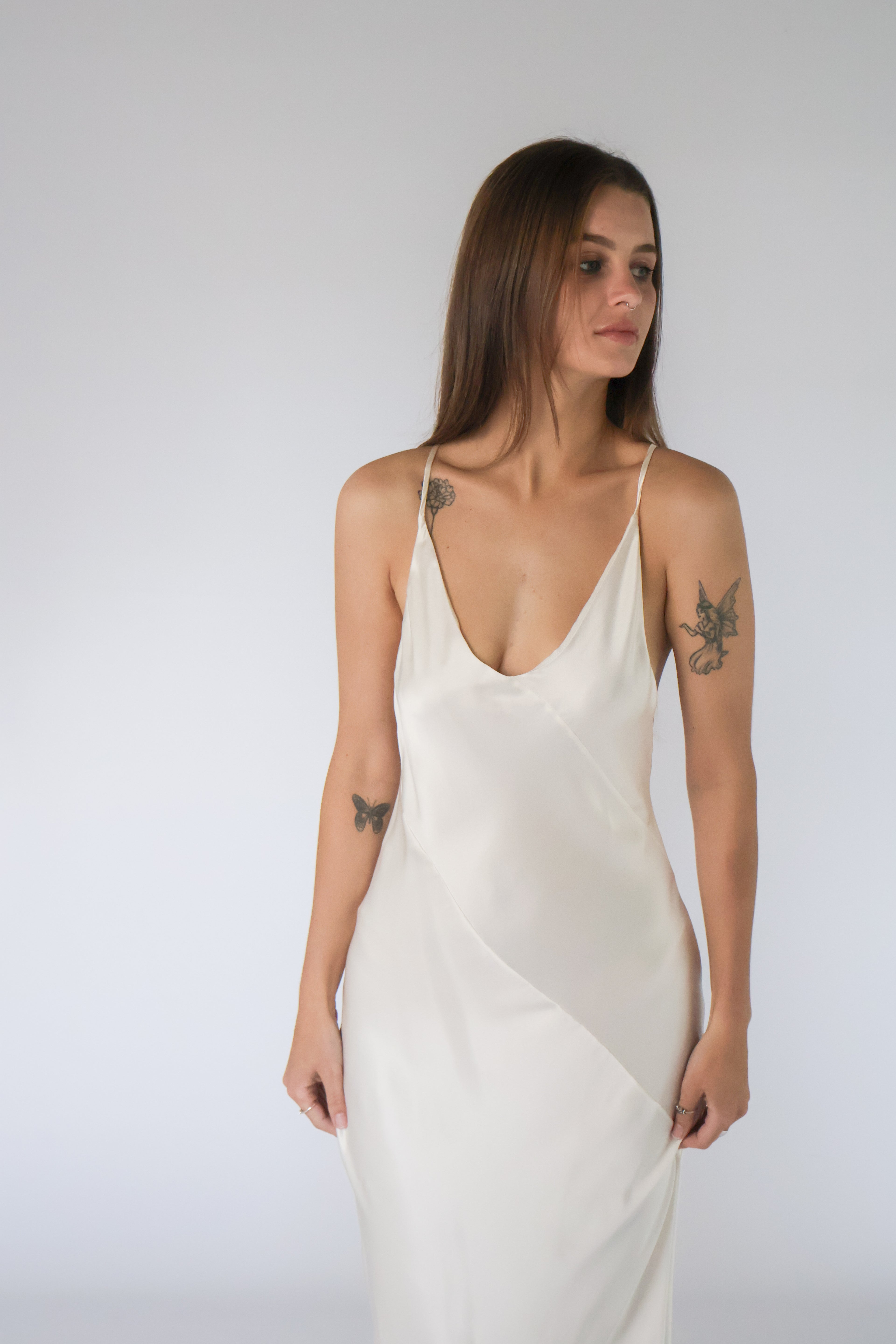 Harlow Silk Bias Dress
