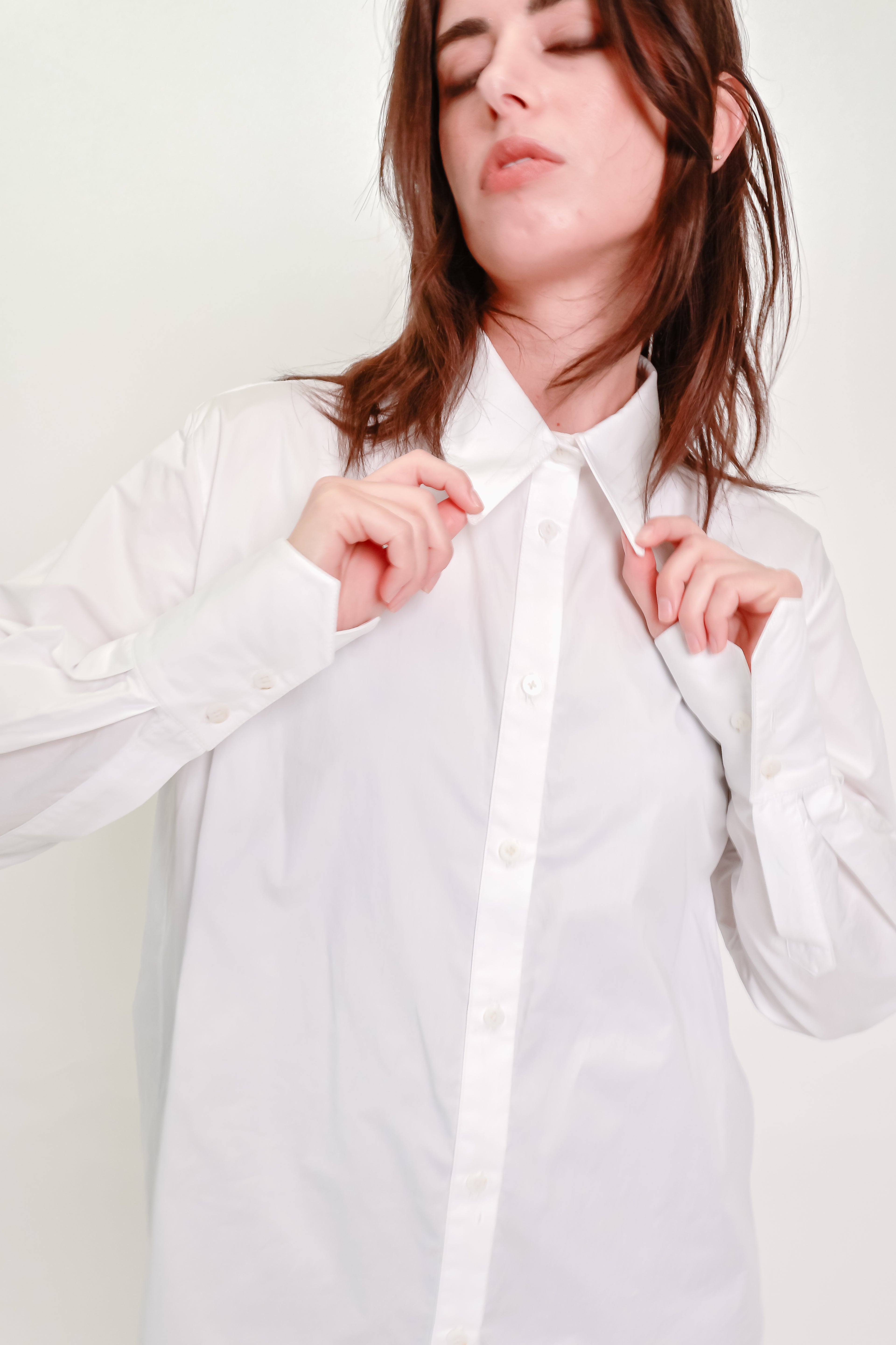 Oversized White Cotton Shirt