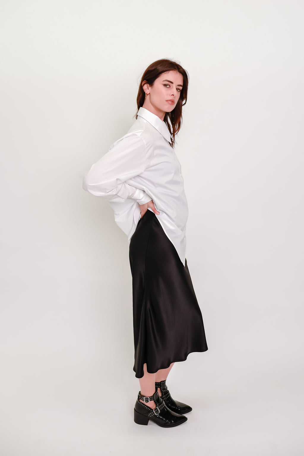 Oversized White Cotton Shirt