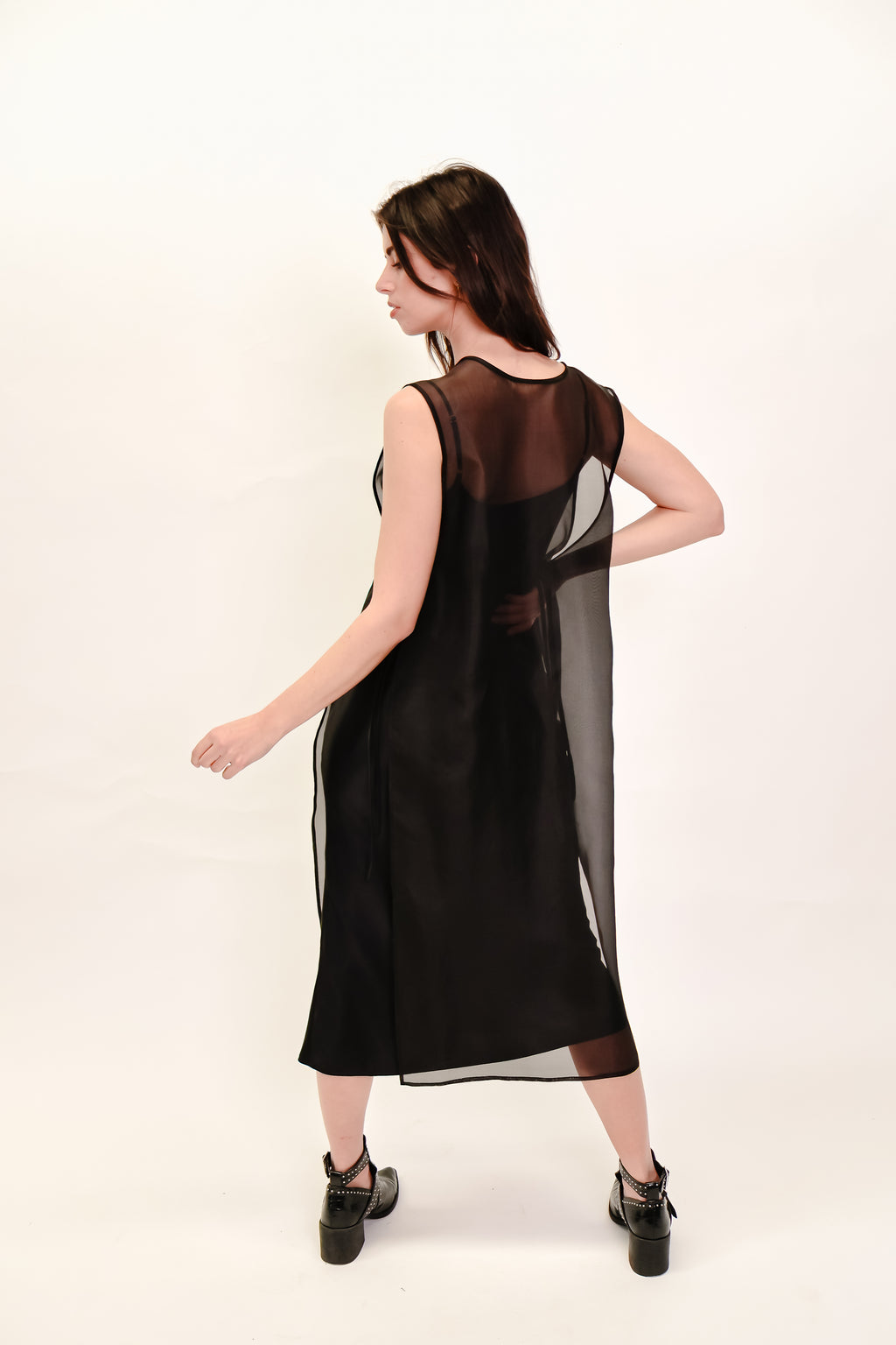 Silk Organza Overlay dress