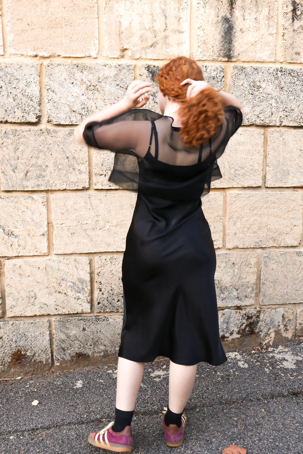 Sheer Silk Organza Blouse